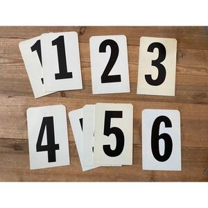 Large numbers for decor- Set of 9 marquee numbers- 8" tall